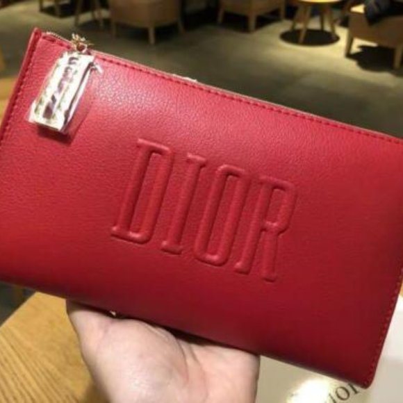 Christian Dior Pouch RED 12×20cm/4.7"×7.8” - Picture 2 of 7